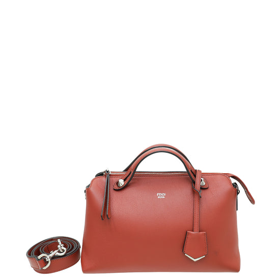 Fendi Brown Red By The Way Small Bag