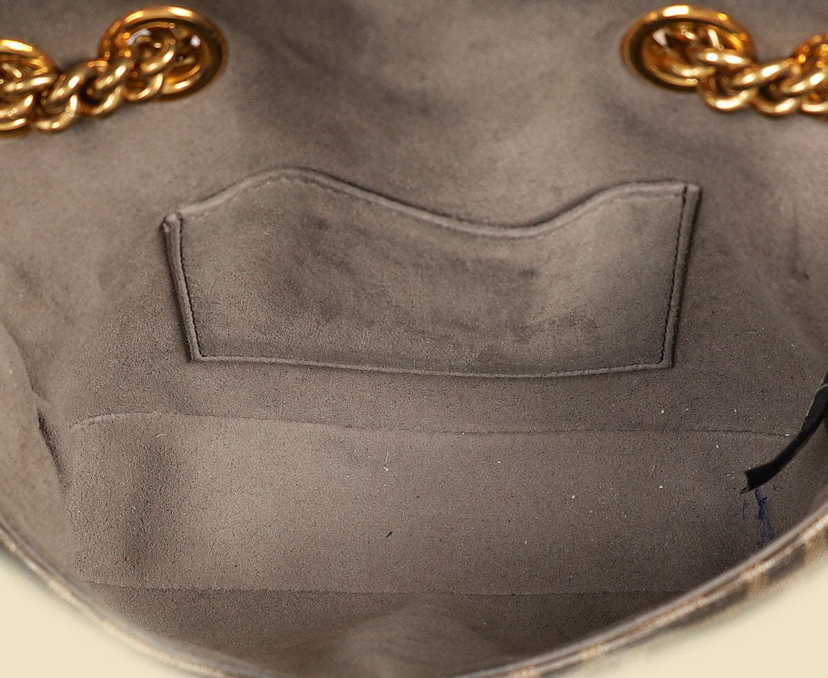 Fendi Bicolor FF 1974 Stamp Patch Flap Bag-Fendi-THE CLOSET