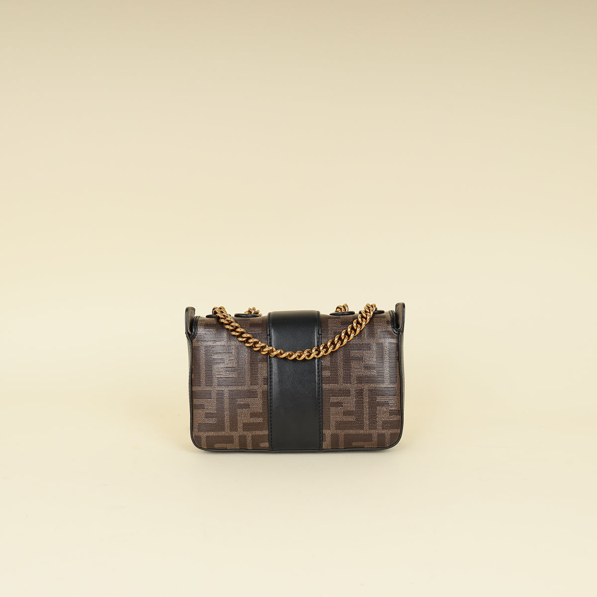 Fendi Bicolor FF 1974 Stamp Patch Flap Bag-Fendi-THE CLOSET