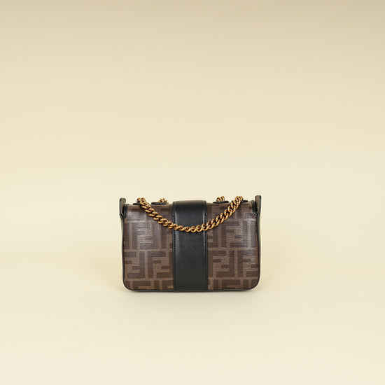 Fendi Bicolor FF 1974 Stamp Patch Flap Bag-Fendi-THE CLOSET