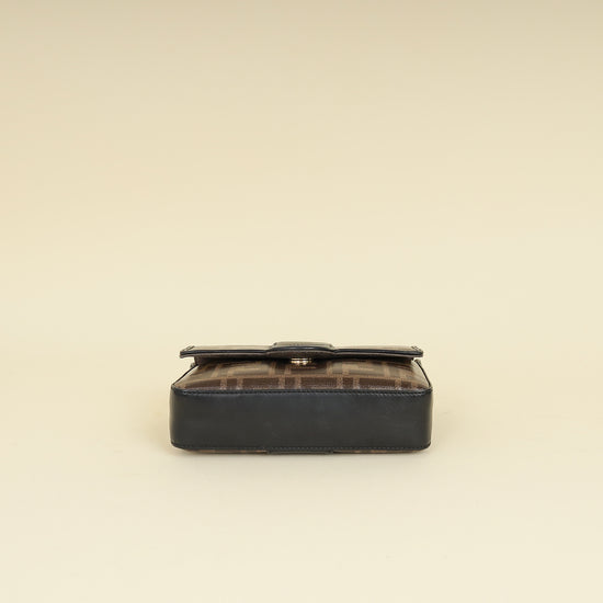 Fendi Bicolor FF 1974 Stamp Patch Flap Bag-Fendi-THE CLOSET