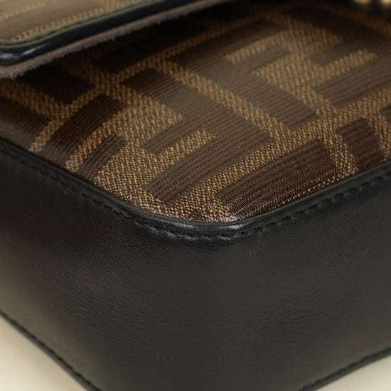 Fendi Bicolor FF 1974 Stamp Patch Flap Bag-Fendi-THE CLOSET