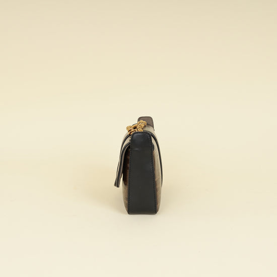 Fendi Bicolor FF 1974 Stamp Patch Flap Bag-Fendi-THE CLOSET