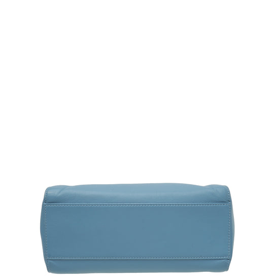 Fendi Blue Peekaboo Mini Bag