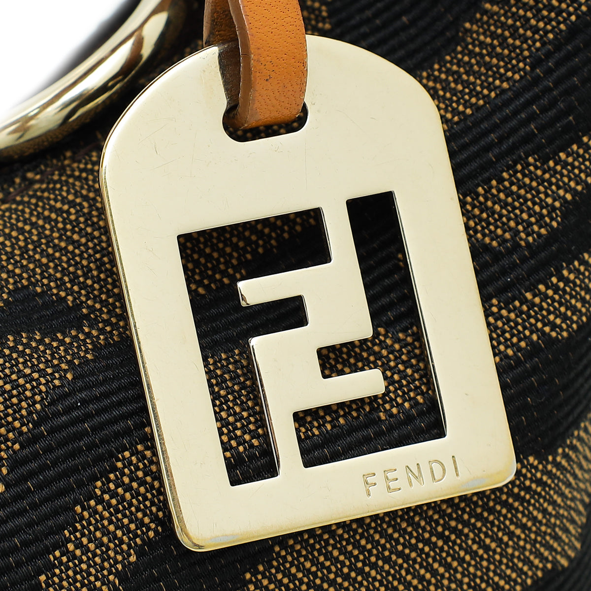 Fendi Tobacco Tiger Hobo Mini Bag