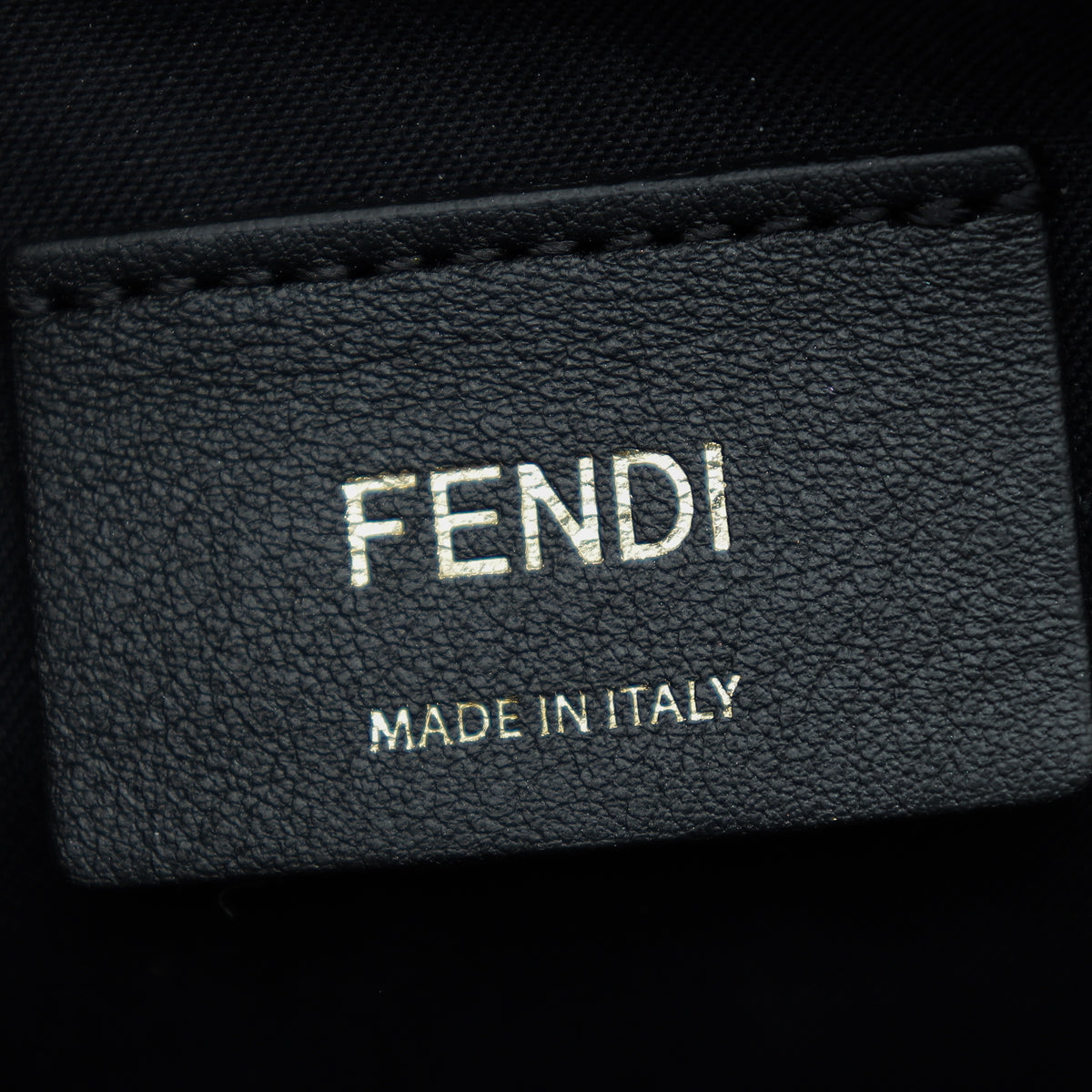 Fendi Black Kan I Belt Shoulder Bag