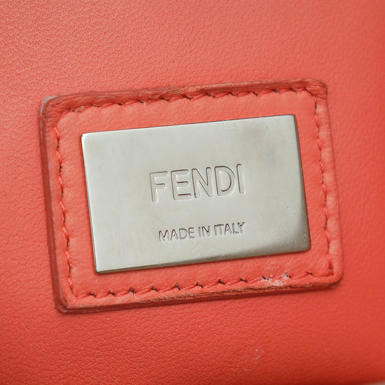 Fendi Cream Peekaboo Regular Bag