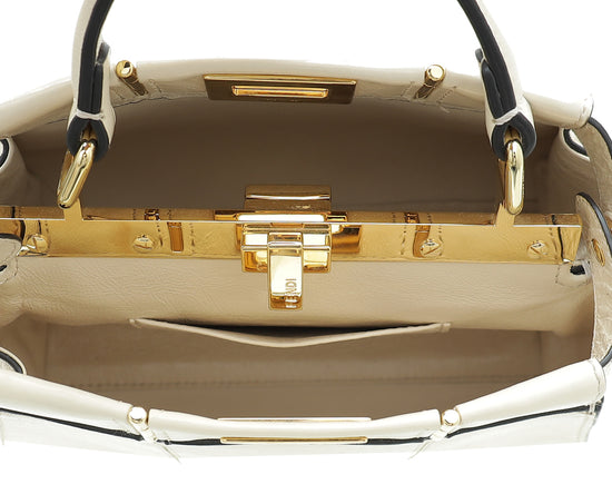 Fendi Camelia Peekaboo Mini Bag