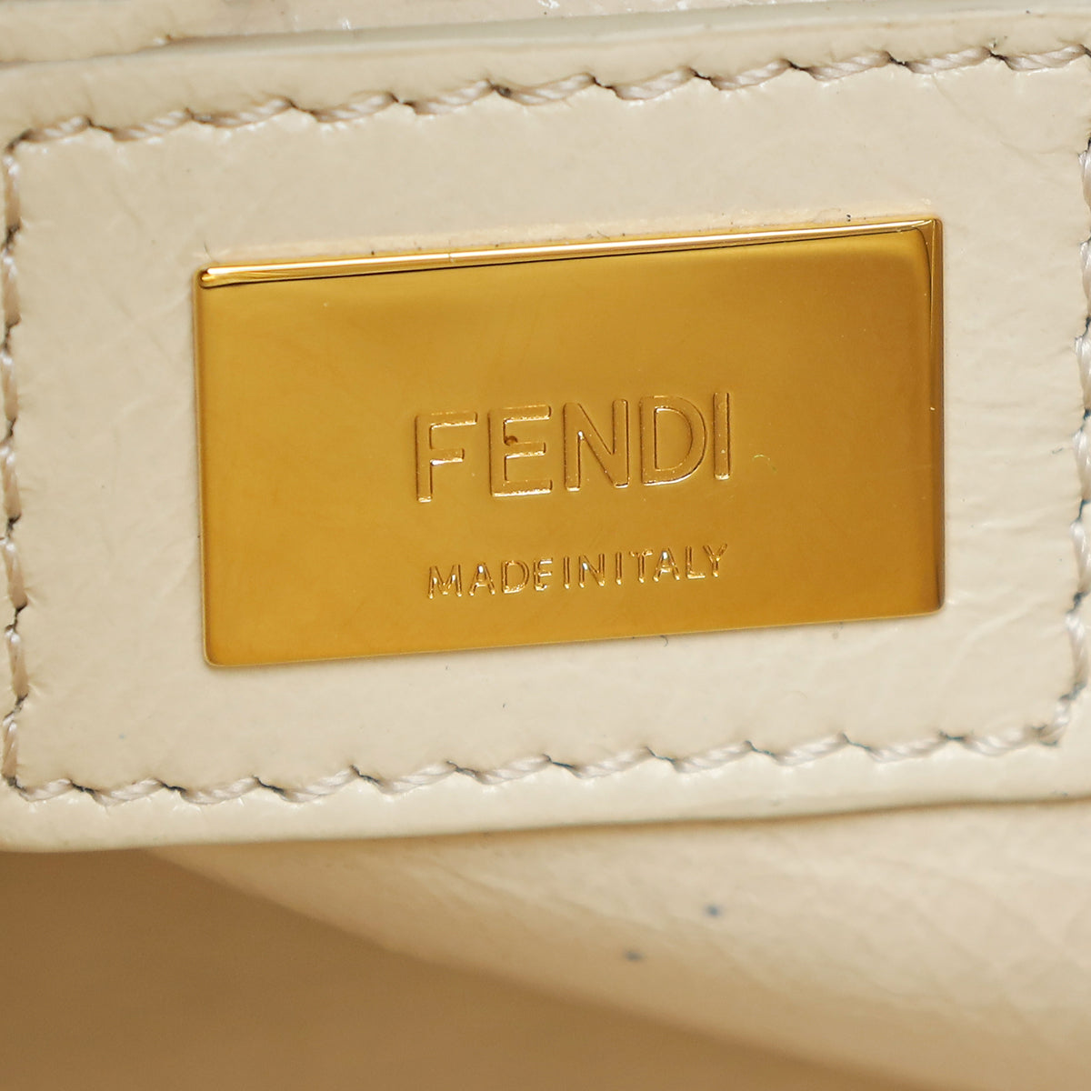 Fendi Camelia Peekaboo Mini Bag