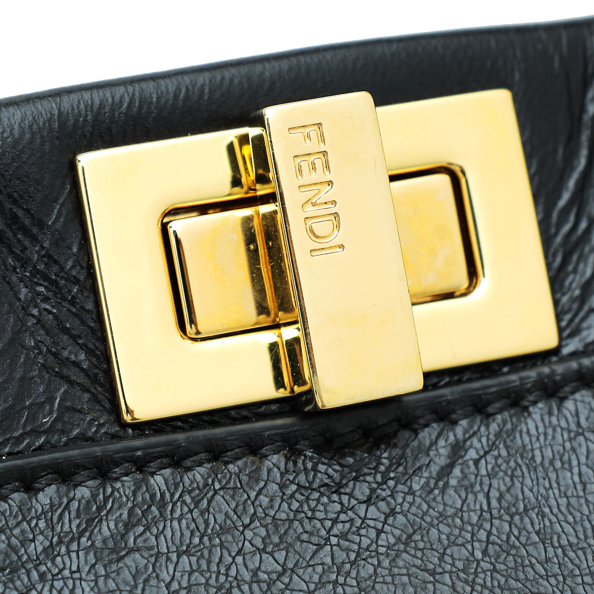 Fendi Black Peekaboo Mini Bag