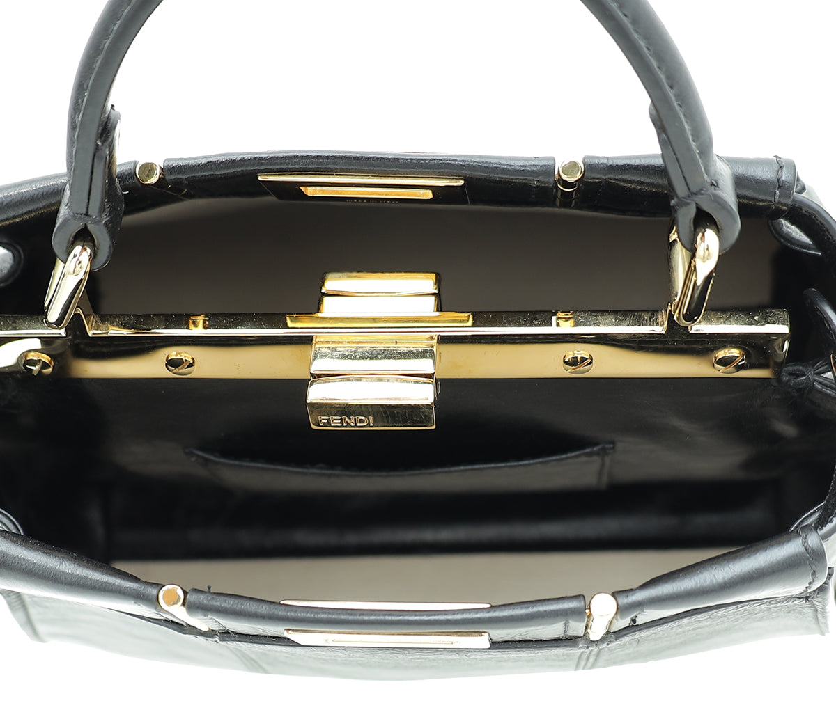 Fendi Black Peekaboo Mini Bag