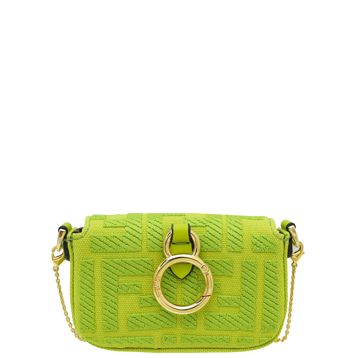 Fendi Avocado Green Nano Baguette Bag Charm-Fendi-THE CLOSET