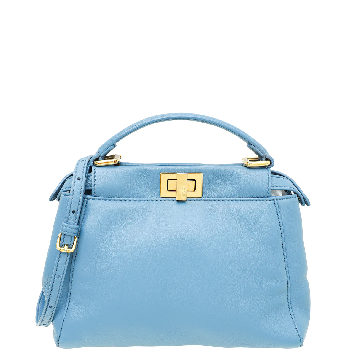 Fendi Blue Peekaboo Mini Bag-Fendi-THE CLOSET