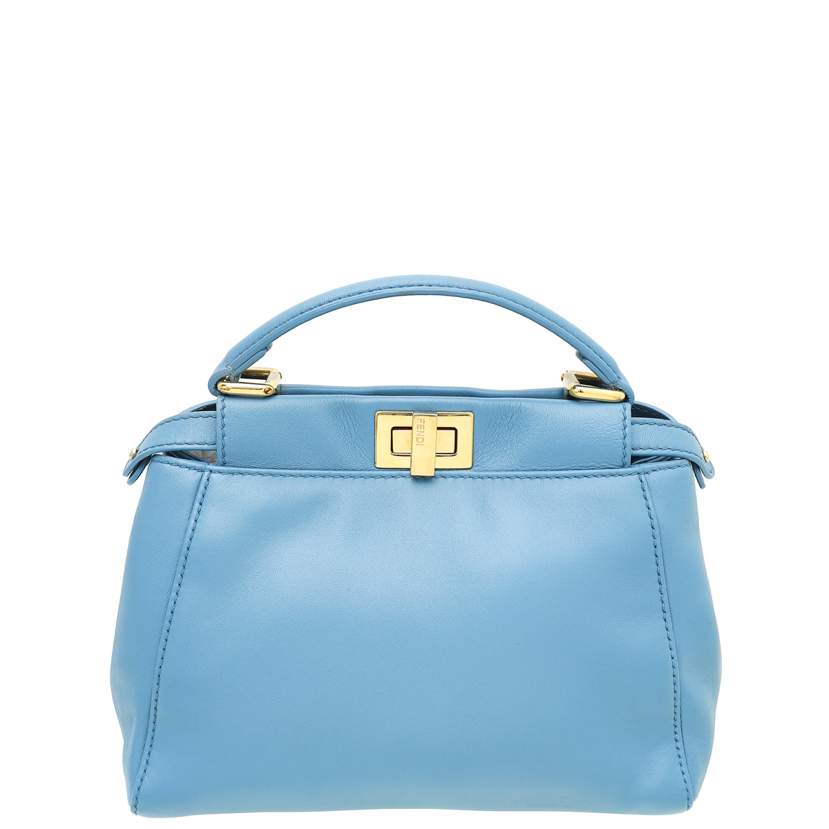 Fendi Blue Peekaboo Mini Bag-Fendi-THE CLOSET