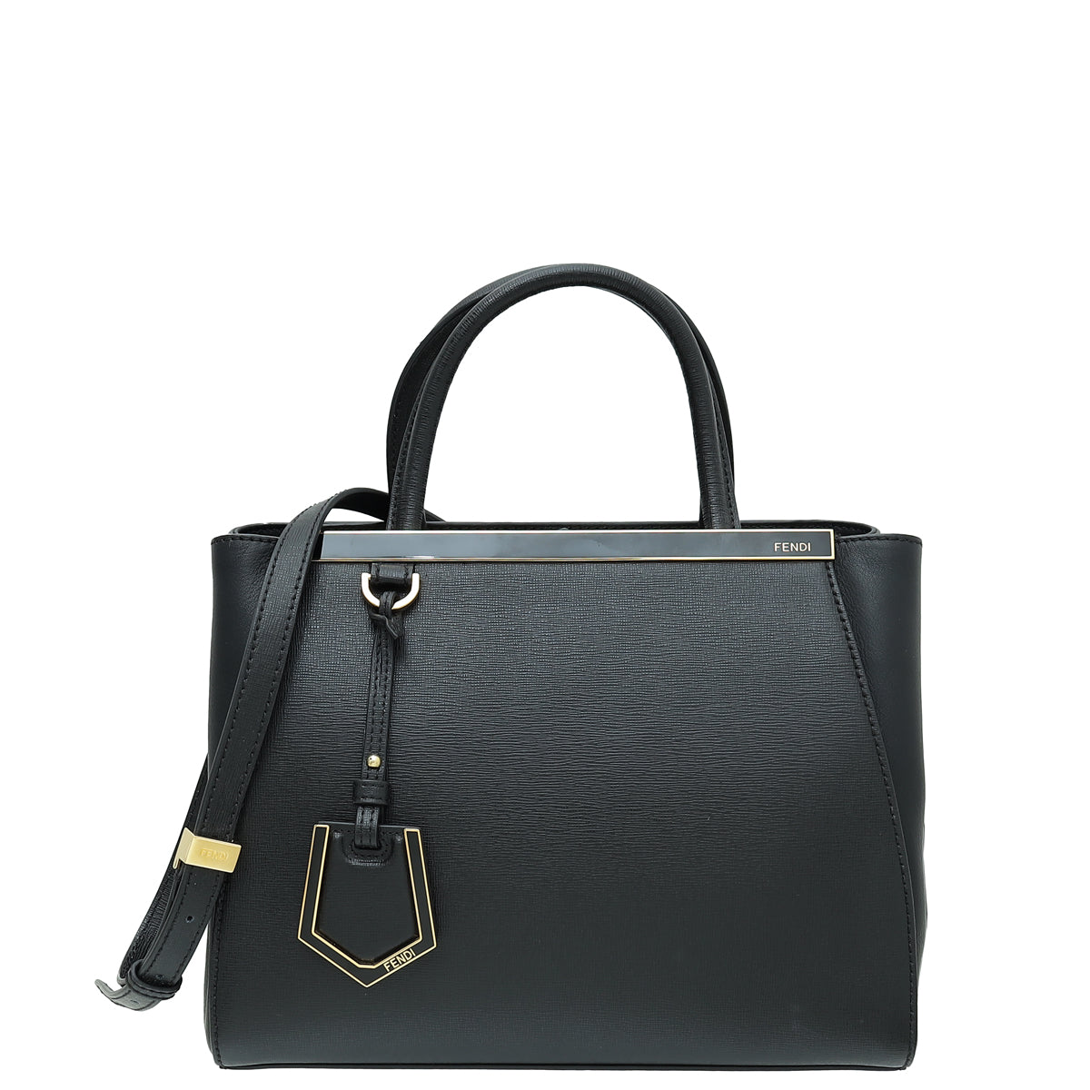 Fendi Black 2 Jours Petite Bag-Fendi-THE CLOSET