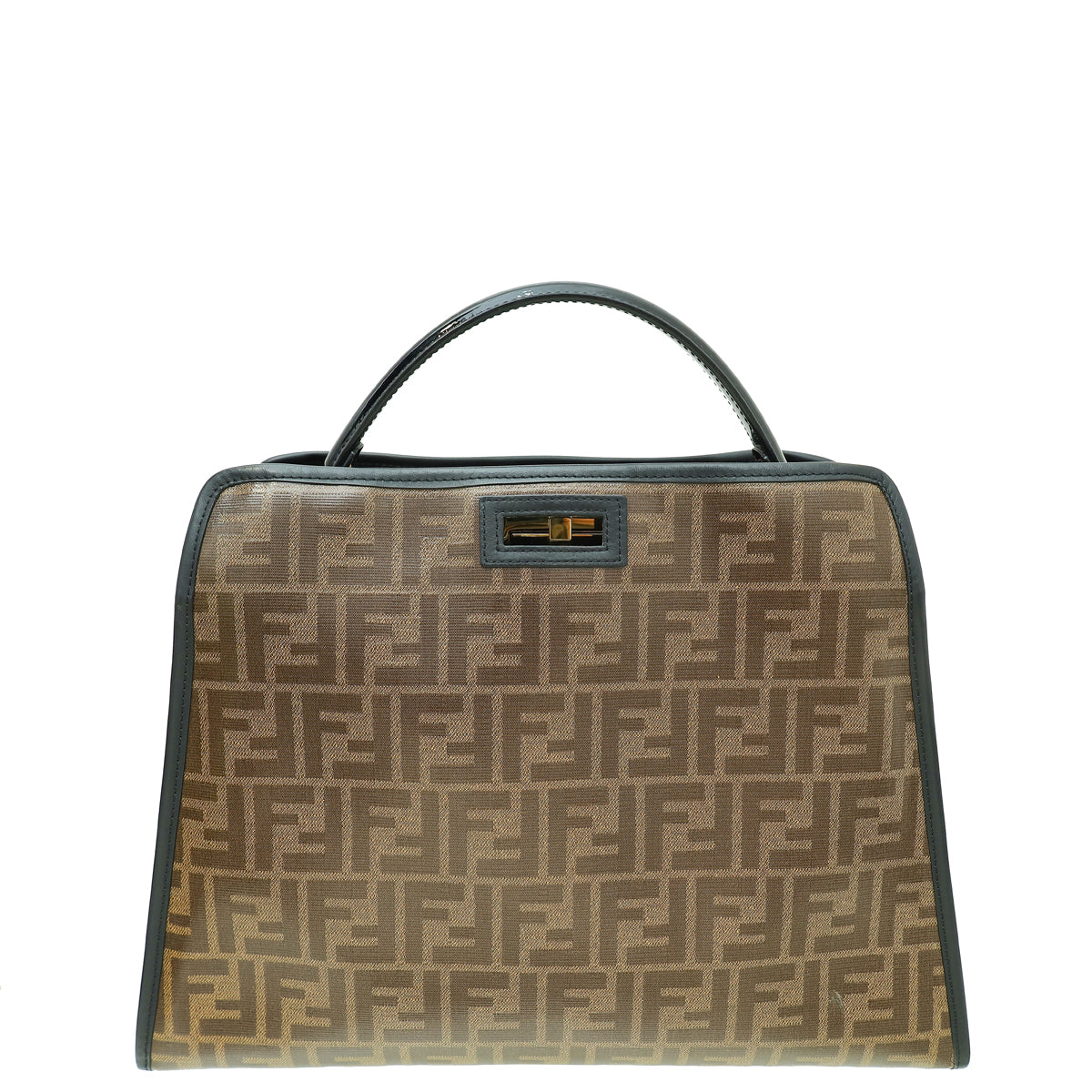 Fendi Bicolor Zucca Peekaboo Defender Regular Bag