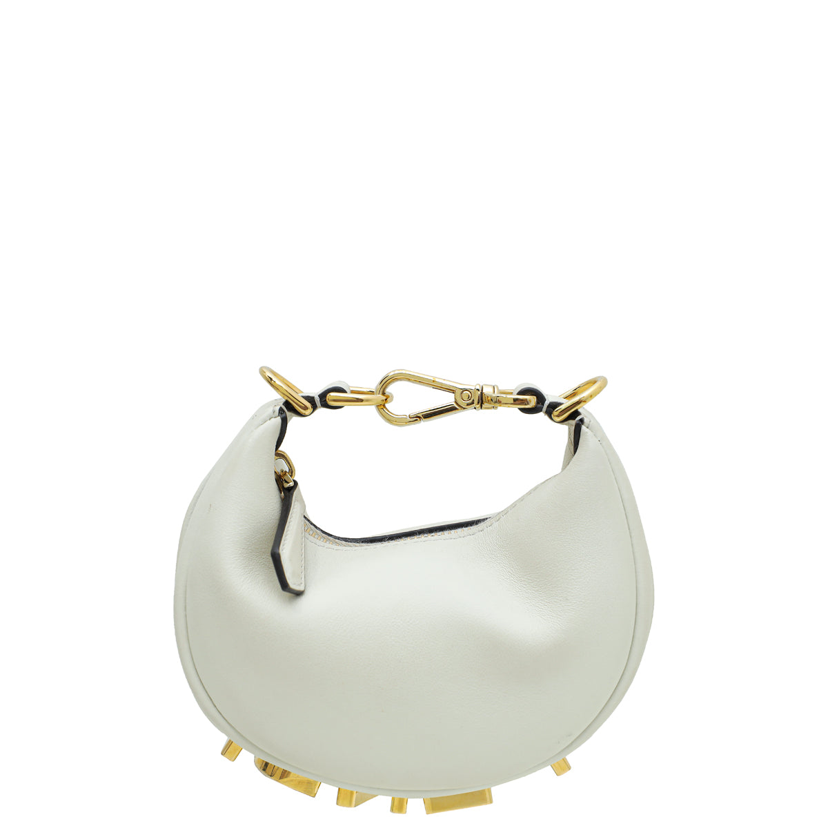 Fendi White Fendigraphy Nano Bag-Fendi-THE CLOSET