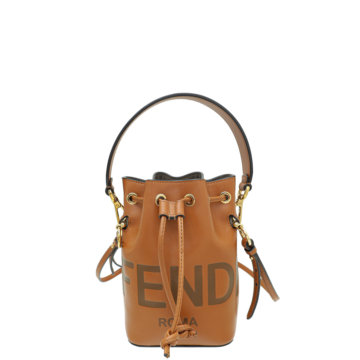 Fendi Tan Logo Mon Tresor Mini Pocket Bag-Fendi-THE CLOSET