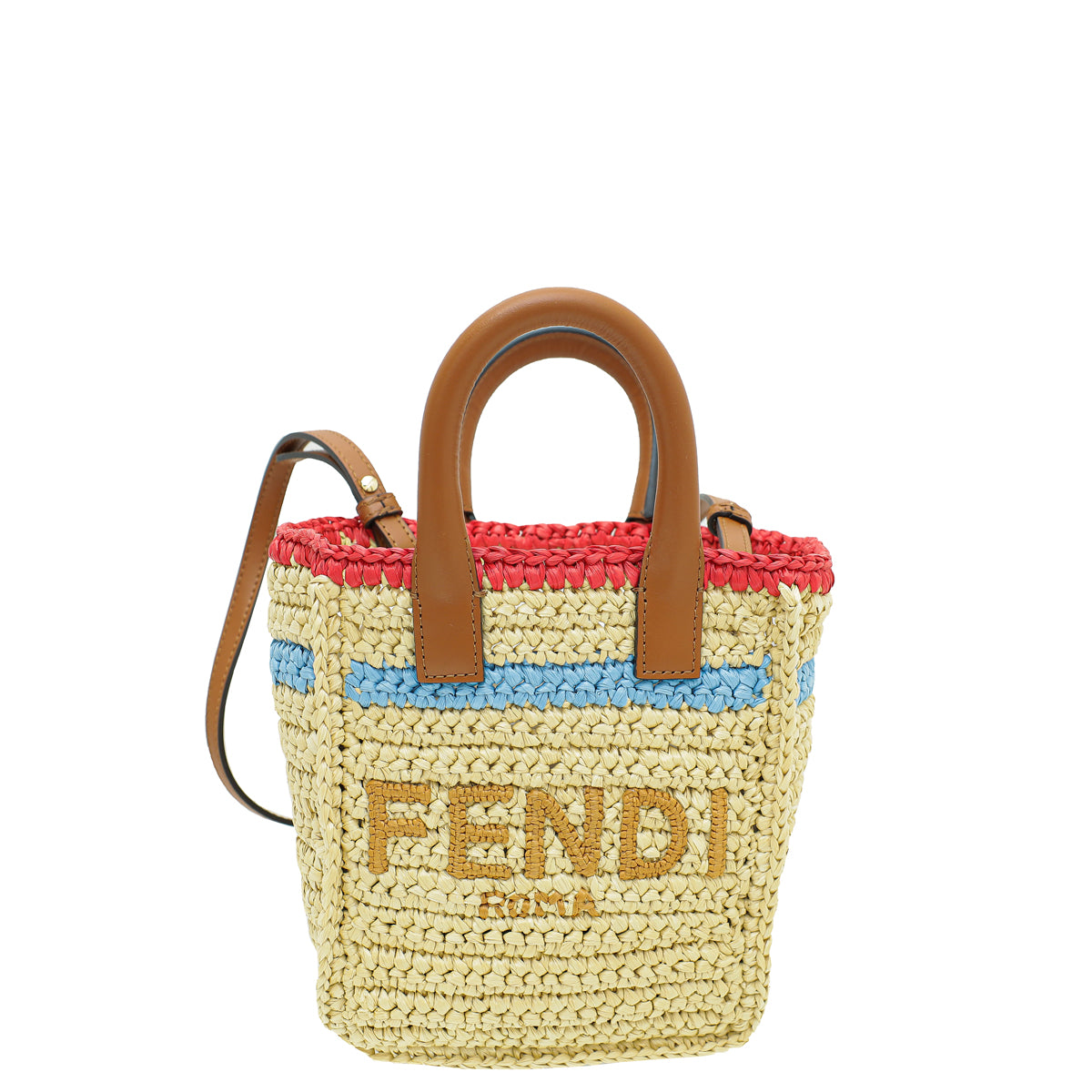 Fendi Sunshine Tote Bag, Natural
