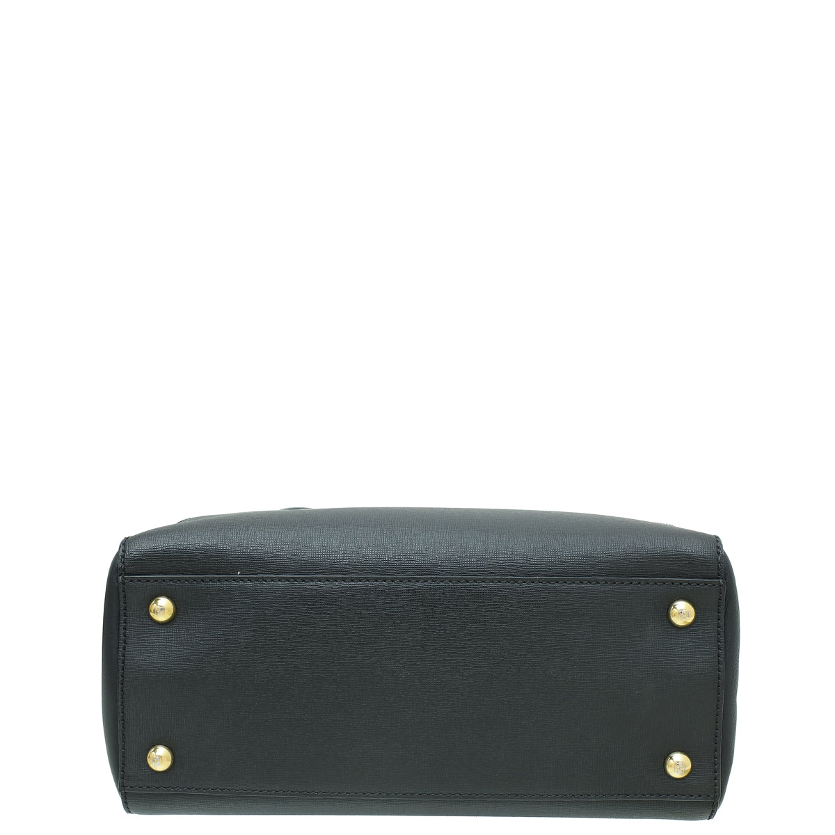 Fendi Black Petite 2 Jours Bag W/ G Initial