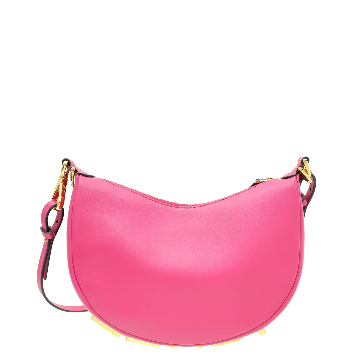 Fendi Fuchsia Fendigraphy Mini Bag w/Strap-Fendi-THE CLOSET