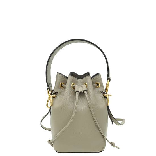 Fendi Etoupe Mon Tresor Mini Bucket Bag