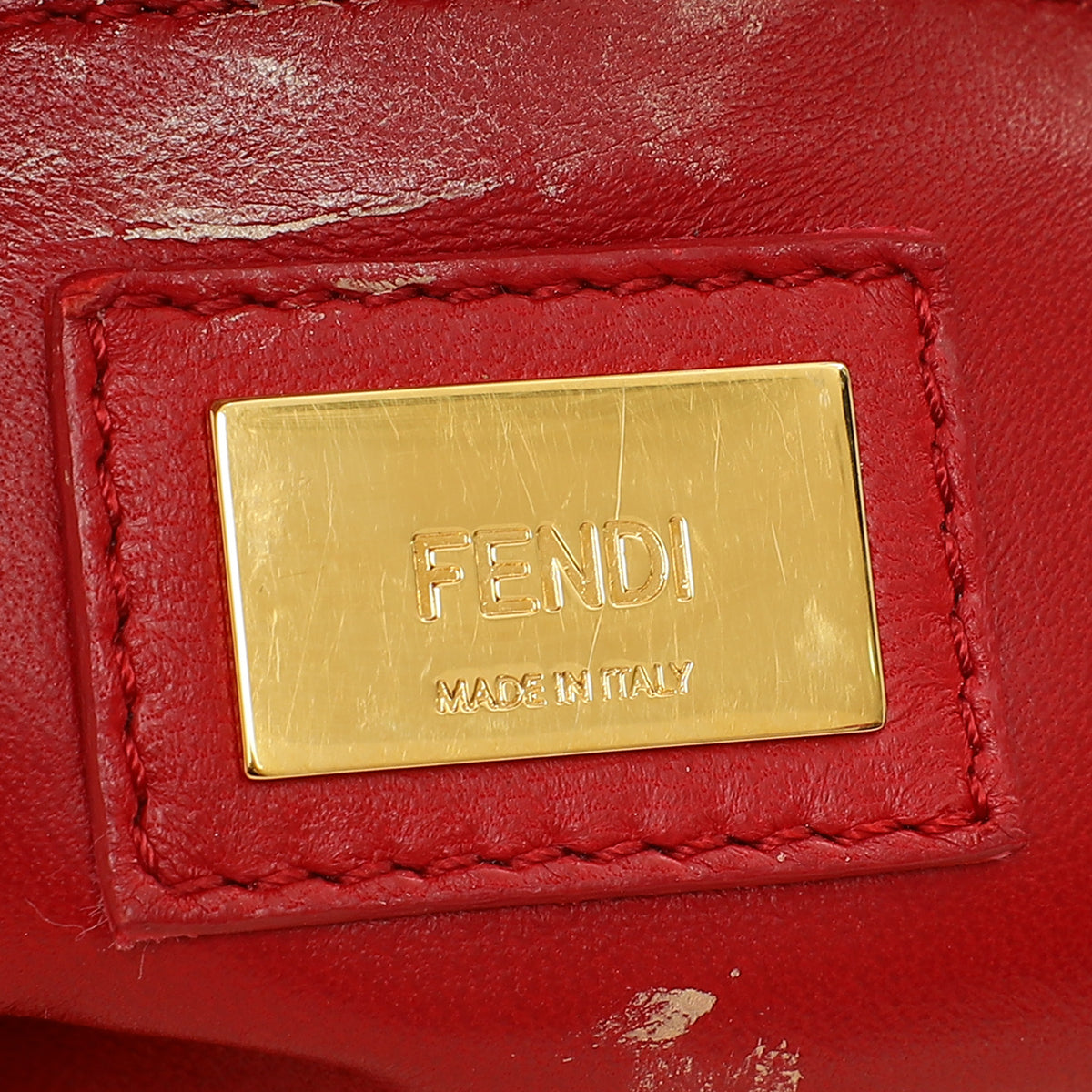 Fendi Bicolor Peekaboo Python Mini Bag-Fendi-THE CLOSET