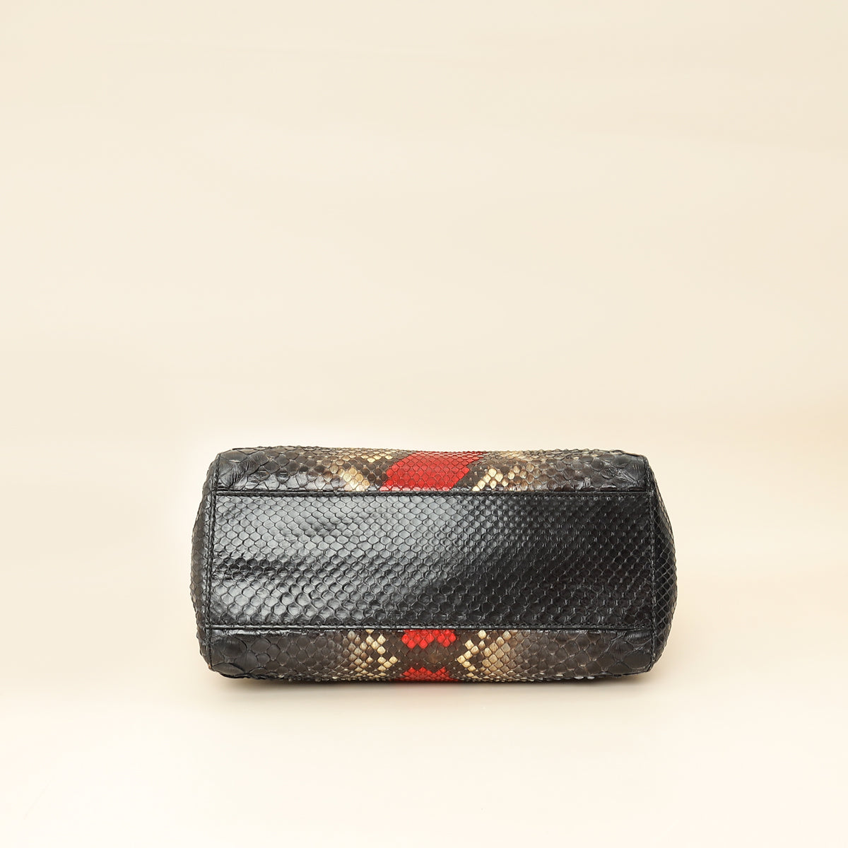 Fendi Bicolor Peekaboo Python Mini Bag-Fendi-THE CLOSET