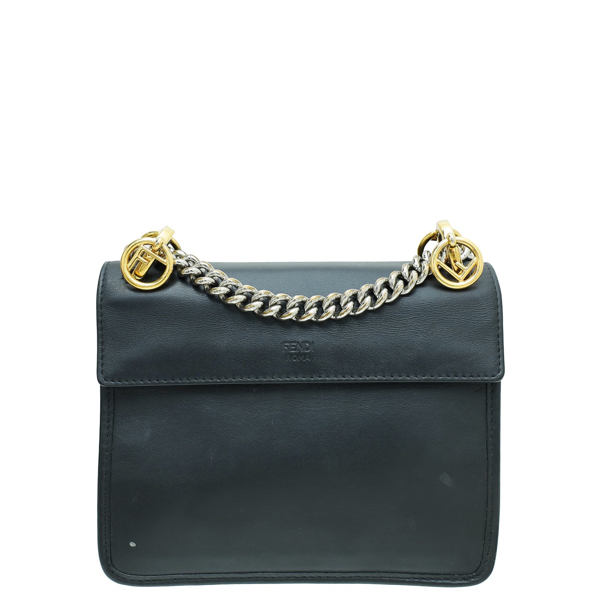 Fendi Bicolor Kan I Calfskin Velvet Small Bag-Fendi-THE CLOSET