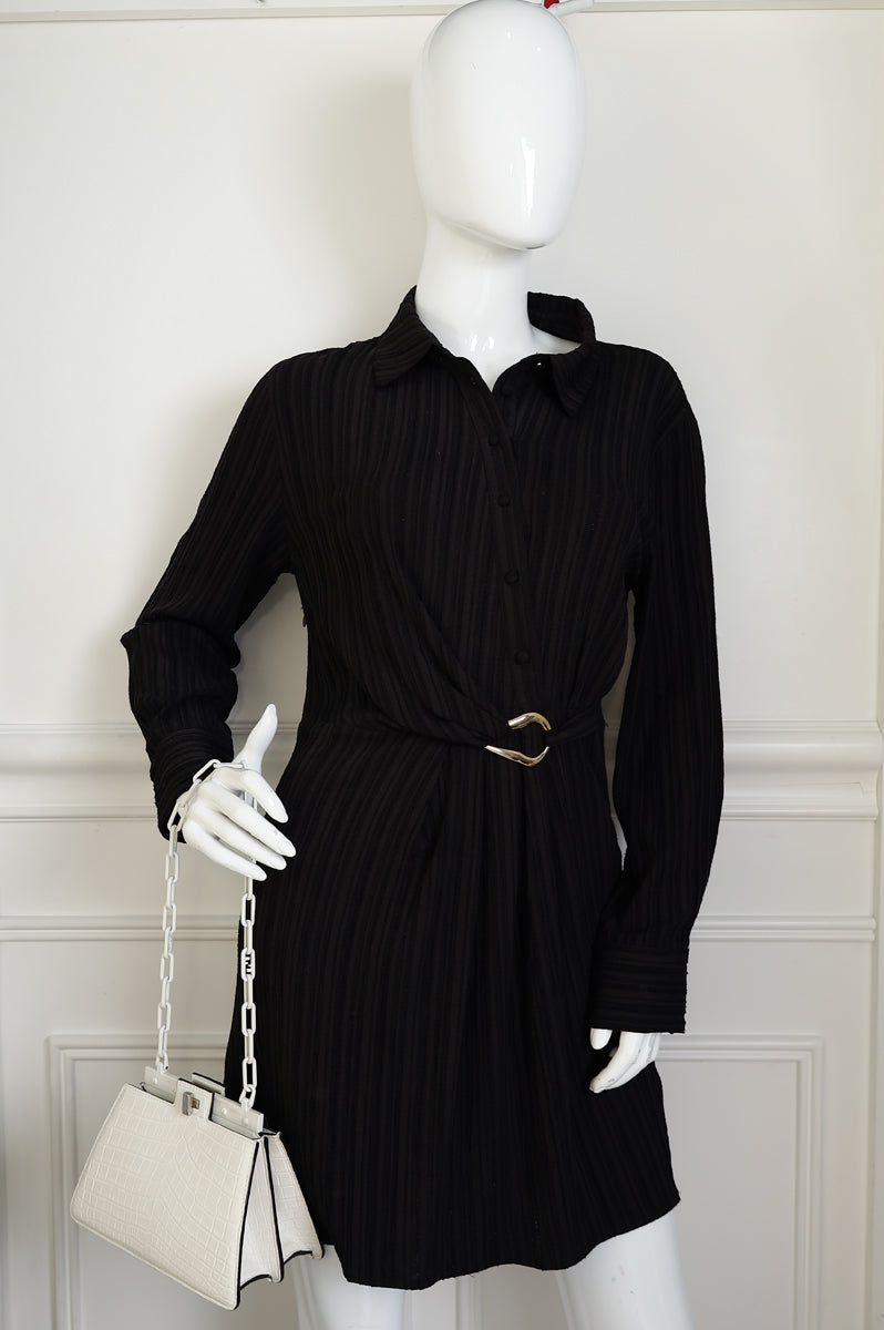 Fendi White Matte Crocodile Peekaboo Cut Bag