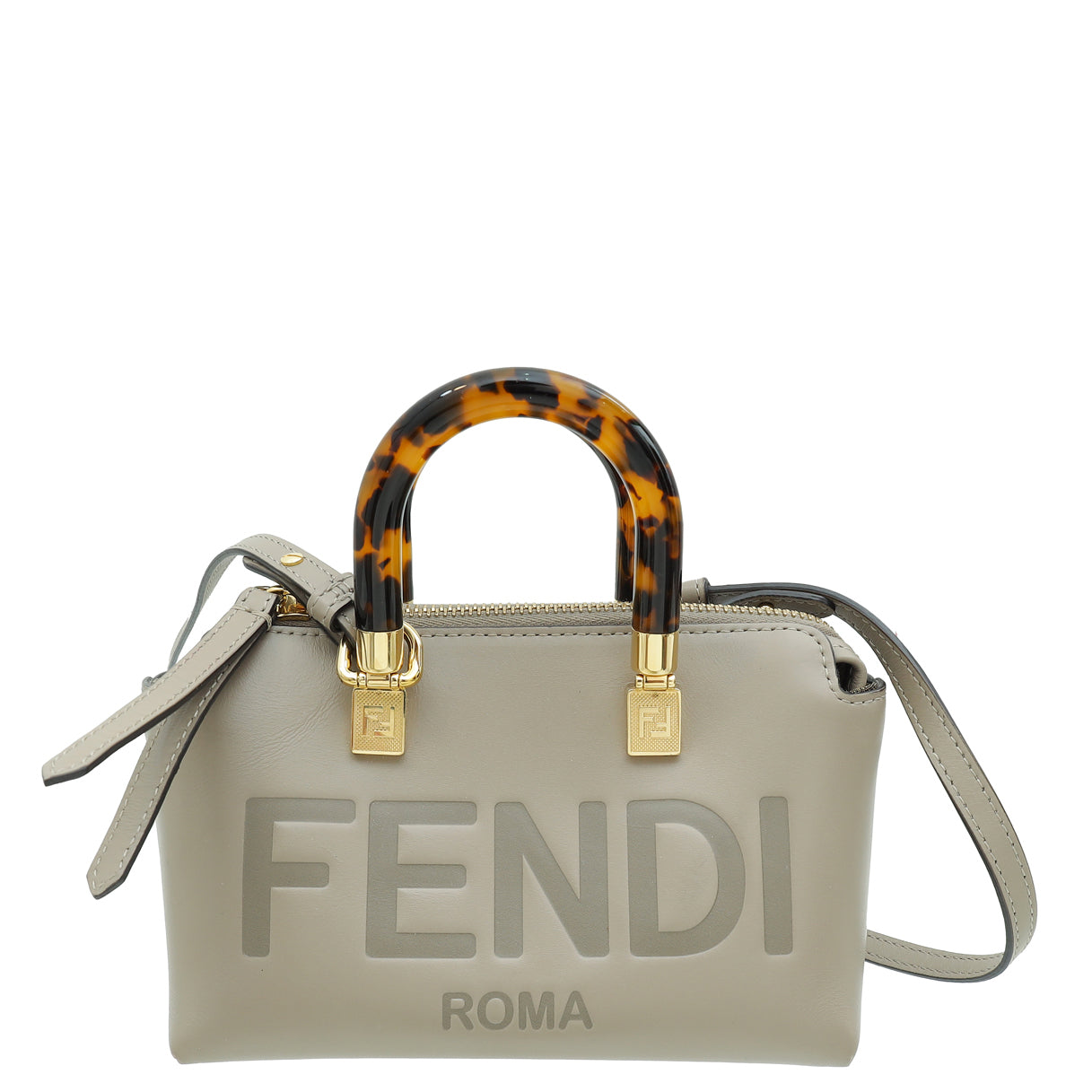 Fendi Beige By The Way Mini Boston Bag-Fendi-THE CLOSET