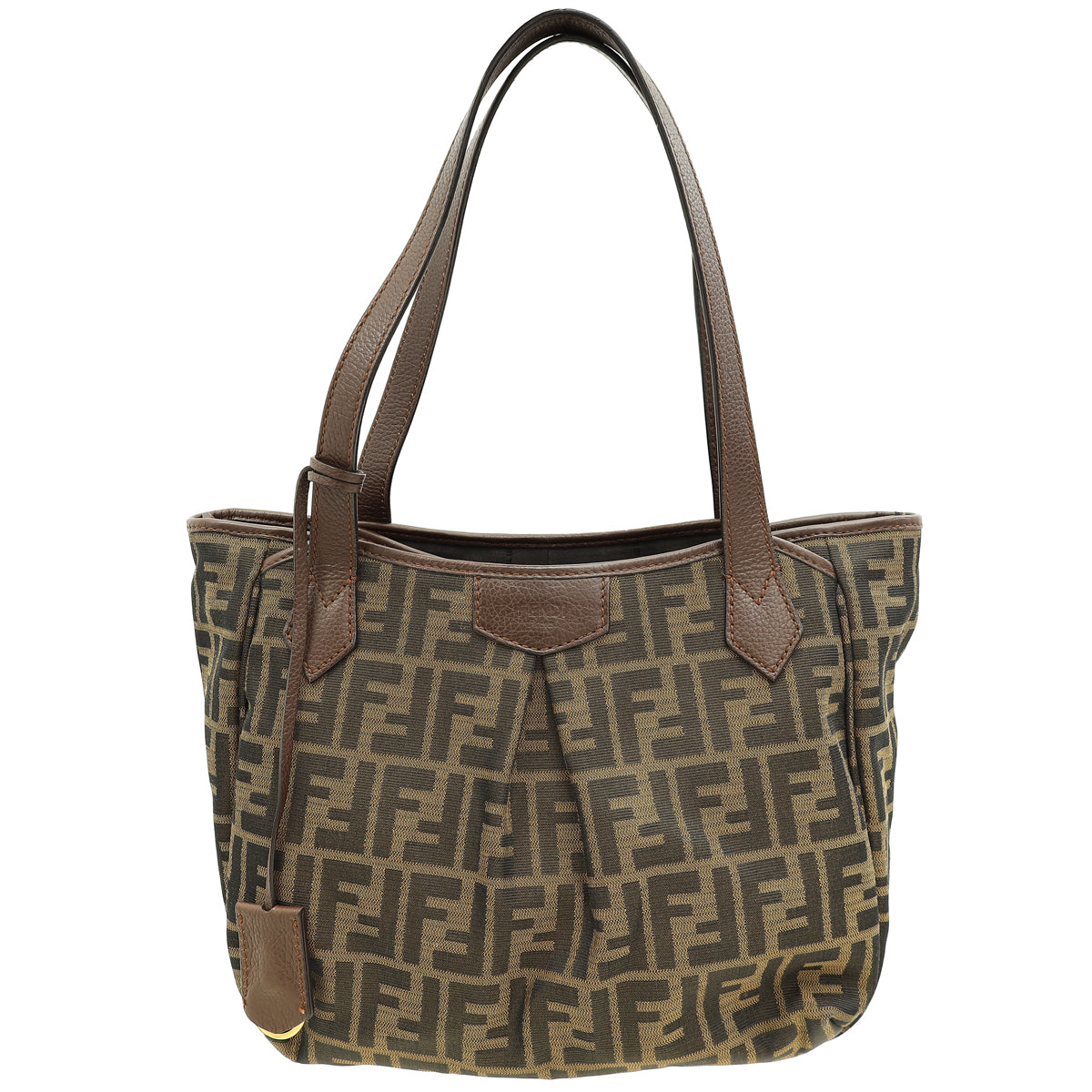 Fendi Tobacco FF Zucca Grand Shopping Bag-Fendi-THE CLOSET