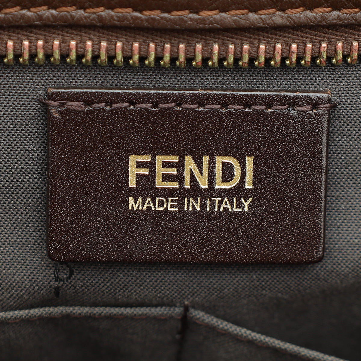 Fendi Tobacco FF Zucca Grand Shopping Bag-Fendi-THE CLOSET