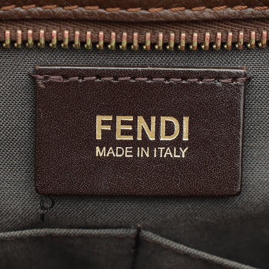 Fendi Tobacco FF Zucca Grand Shopping Bag-Fendi-THE CLOSET