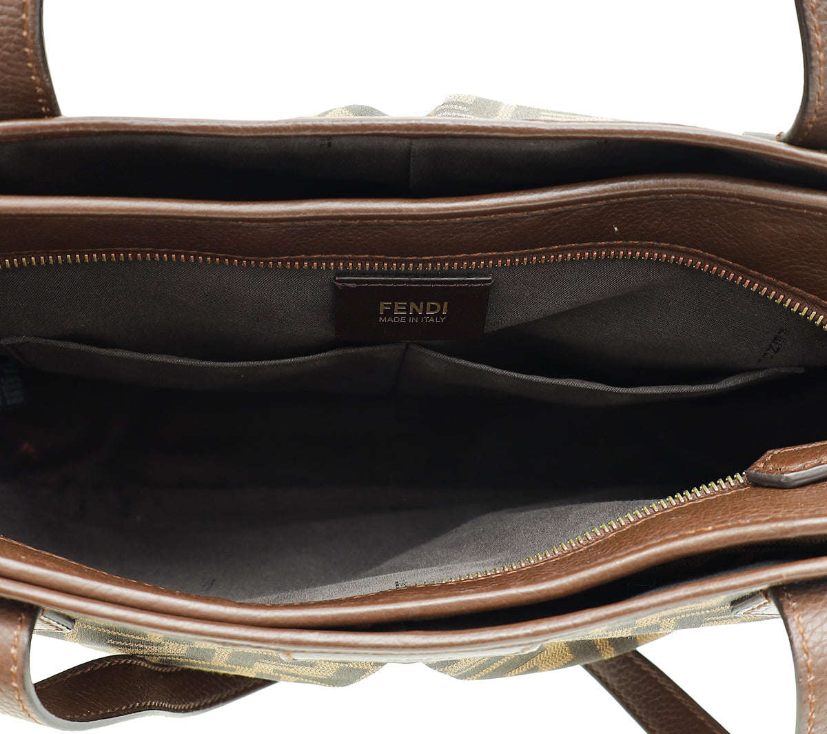 Fendi Tobacco FF Zucca Grand Shopping Bag-Fendi-THE CLOSET