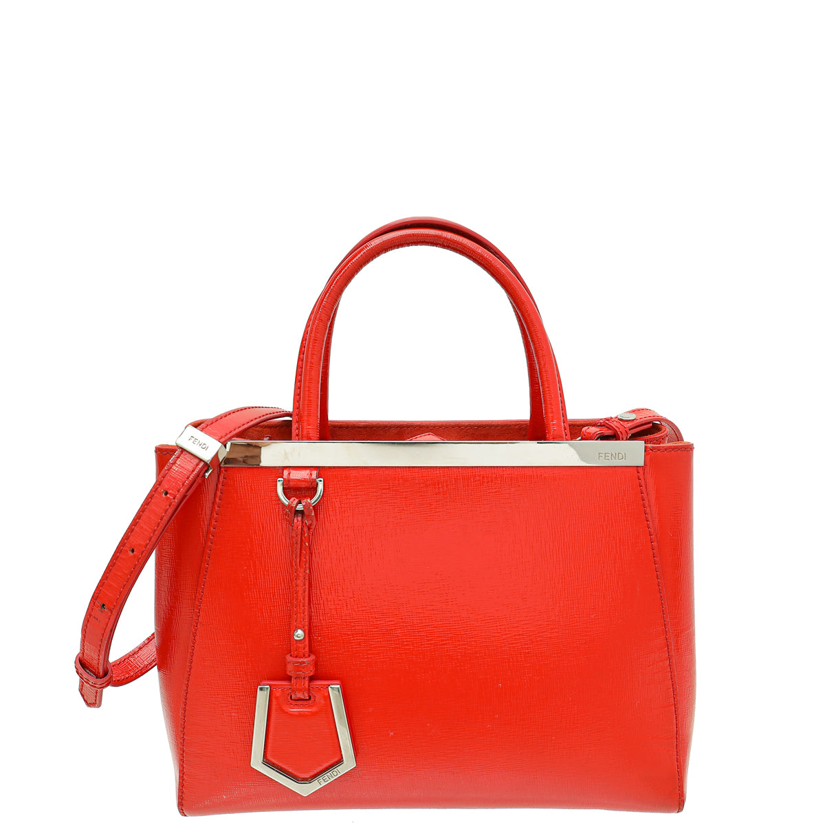 Fendi Red 2 Jours Petite Bag-Fendi-THE CLOSET