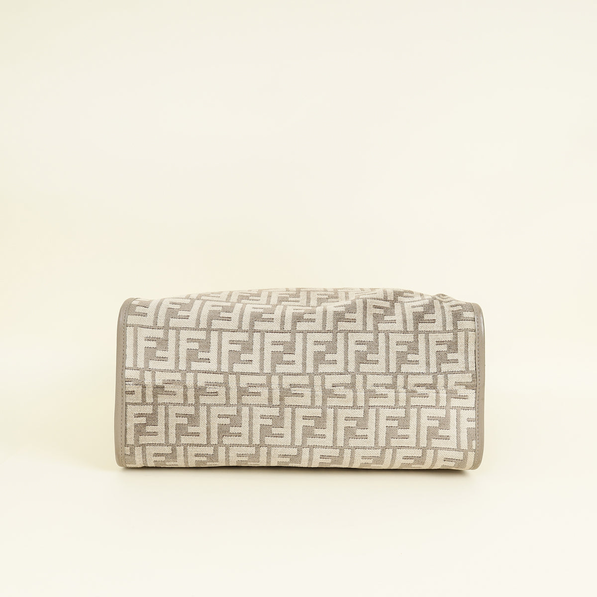 Fendi Dove Grey Sunshine Medium Shopping Tote Bag