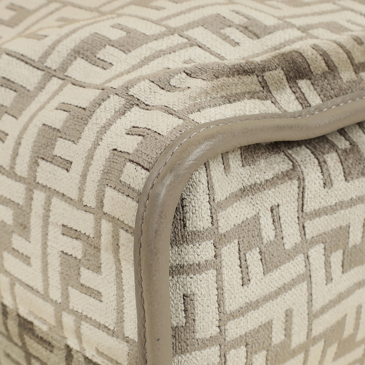 Fendi Dove Grey Sunshine Medium Shopping Tote Bag