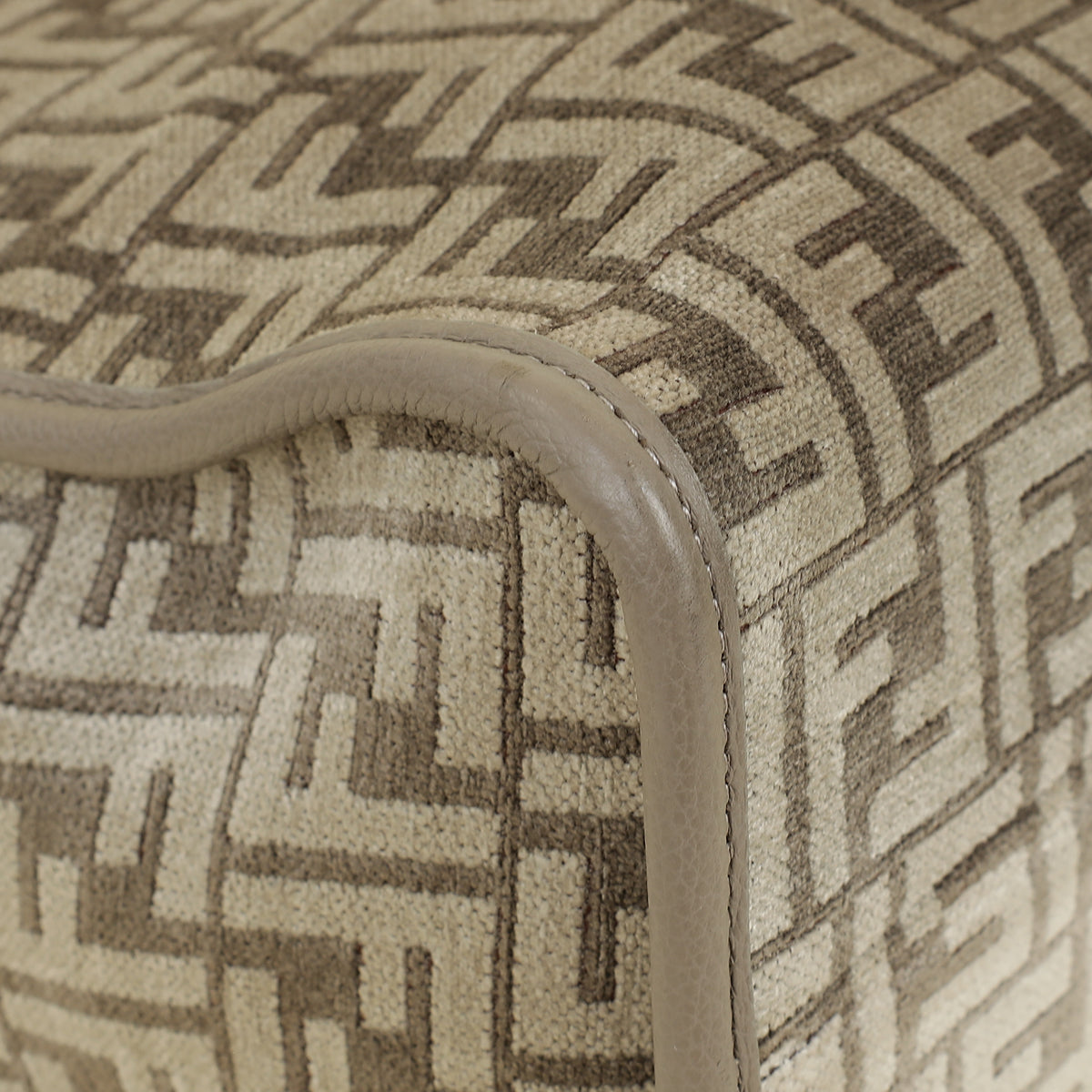 Fendi Dove Grey Sunshine Medium Shopping Tote Bag