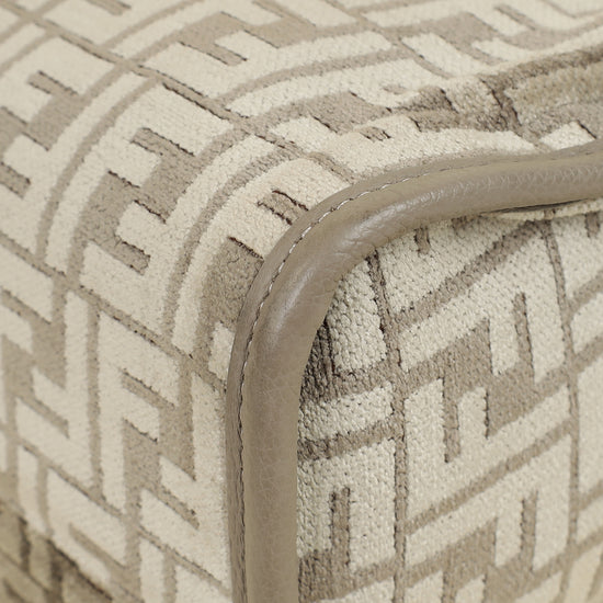 Fendi Dove Grey Sunshine Medium Shopping Tote Bag