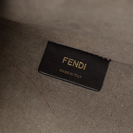 Fendi Dove Grey Sunshine Medium Shopping Tote Bag