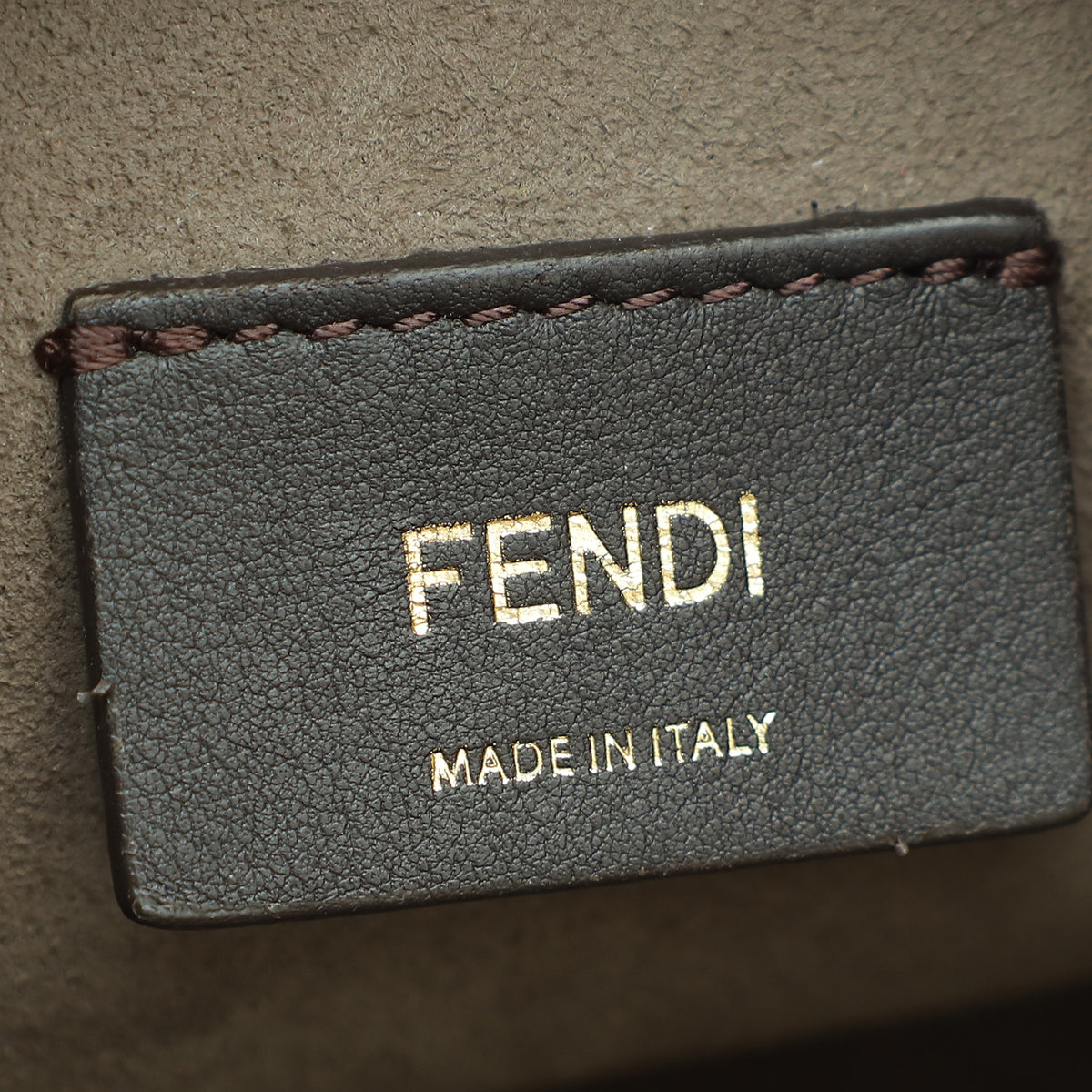 Fendi Bicolor FF Zucca Embossed Mon Tresor Mini Bucket Bag