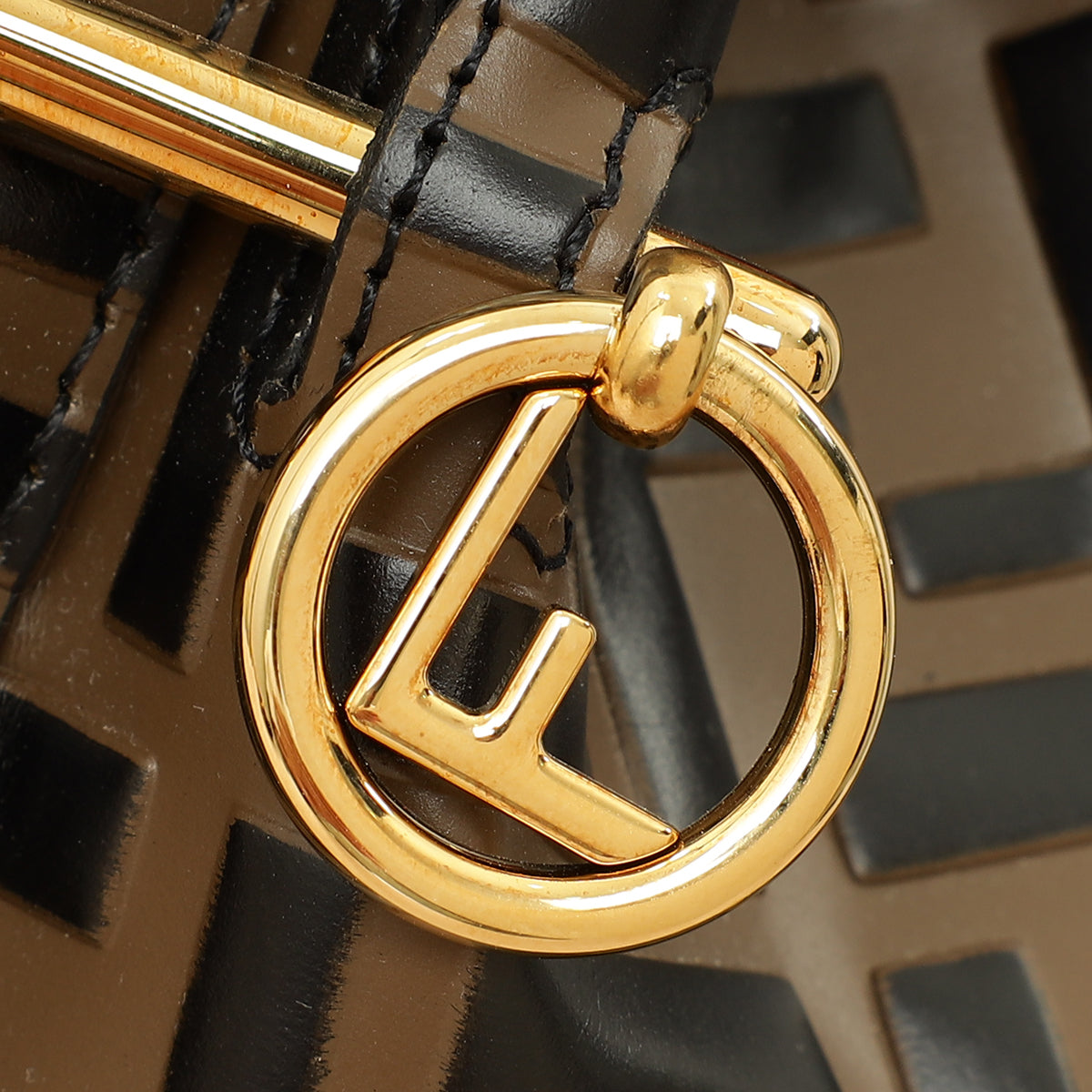 Fendi Brown FF Embossed Mon Tresor Bucket Bag-Fendi-THE CLOSET