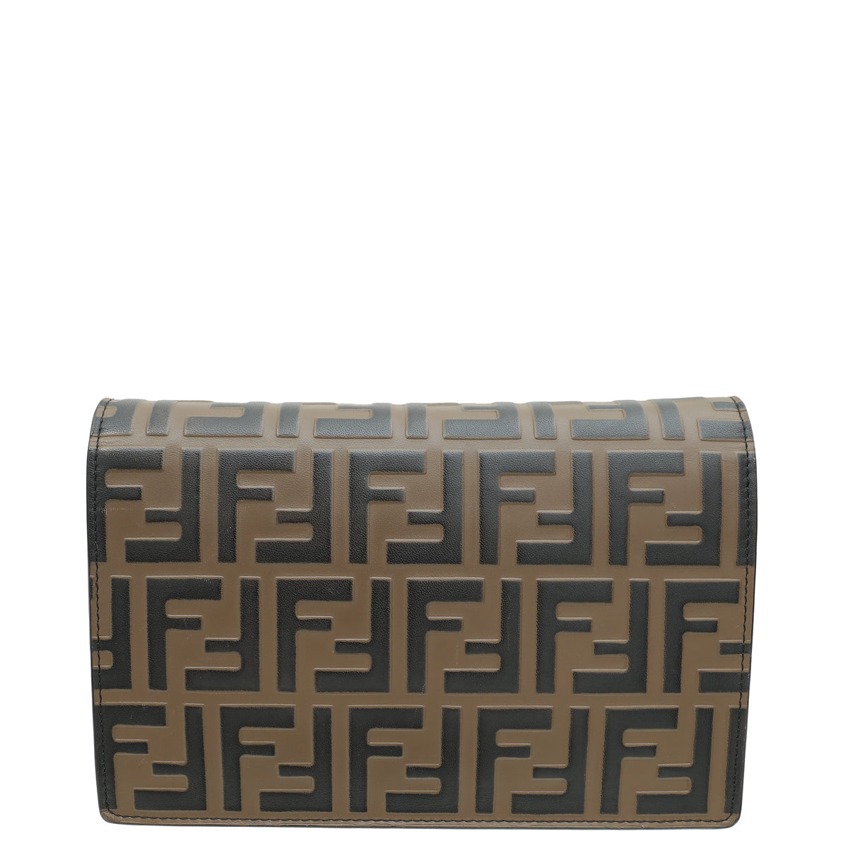 Fendi Tricolor Zucca Wallet On Chain-Fendi-THE CLOSET
