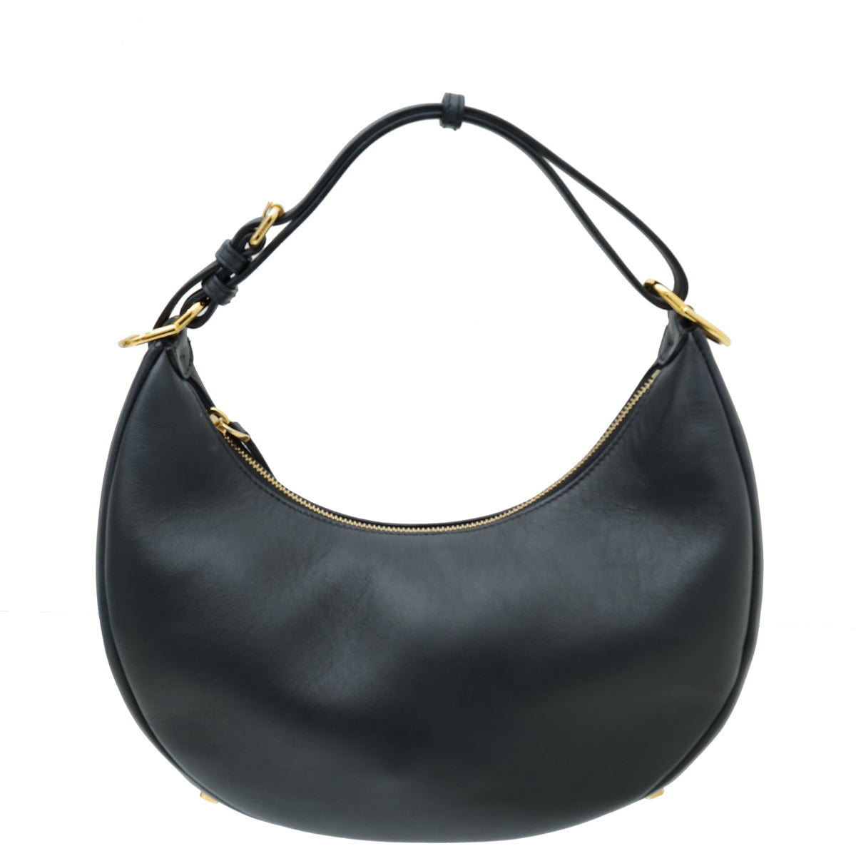Fendi Black Fendigraphy Hobo Small Bag-Fendi-THE CLOSET