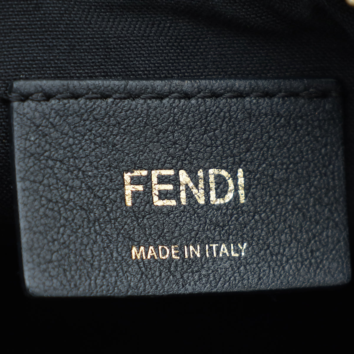 Fendi Black Fendigraphy Hobo Small Bag