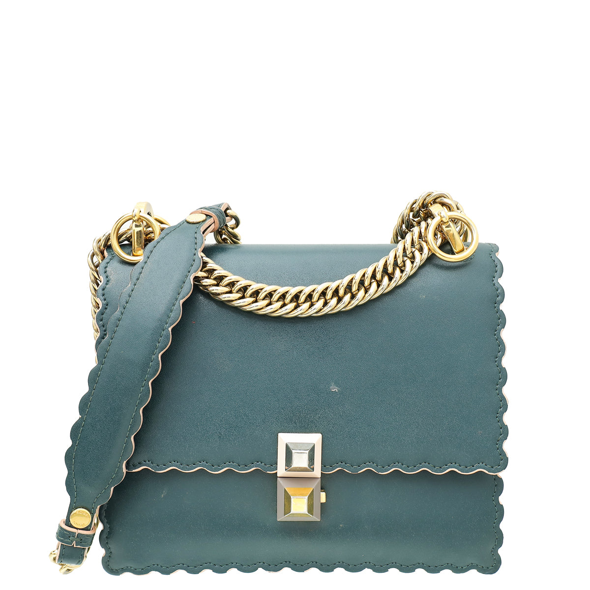 Fendi Bluegreen Kan I Small Bag