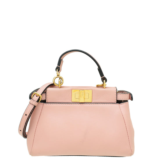 Fendi Light Pink Micro Peekaboo Bag