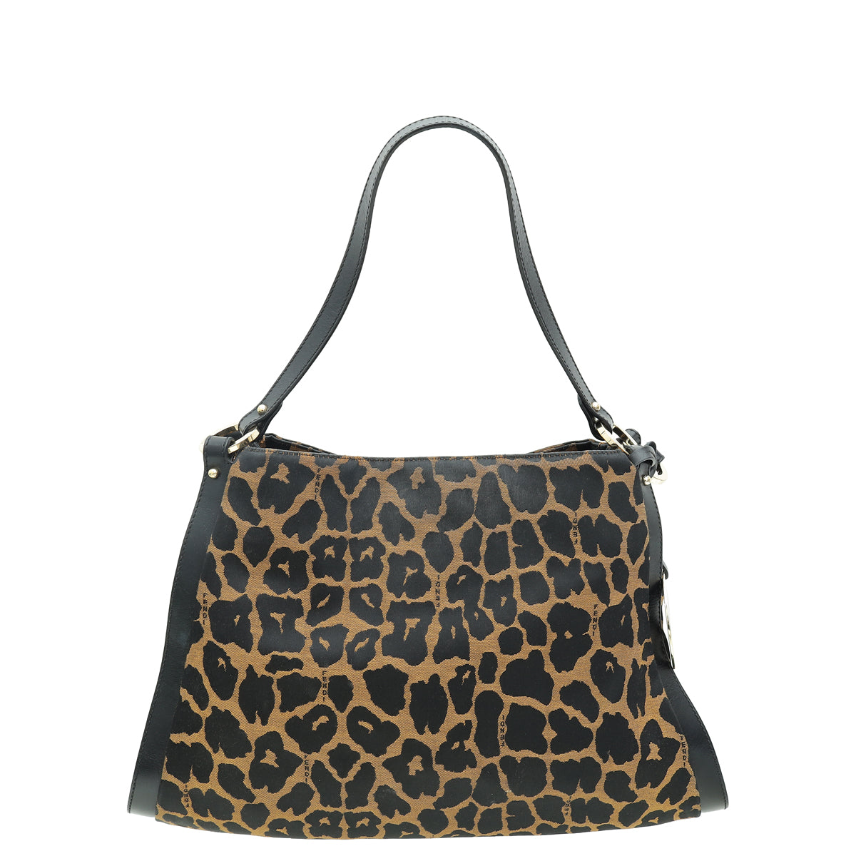 Fendi Bicolor Zucca Animal Chef Shopping Tote Medium Bag-Fendi-THE CLOSET