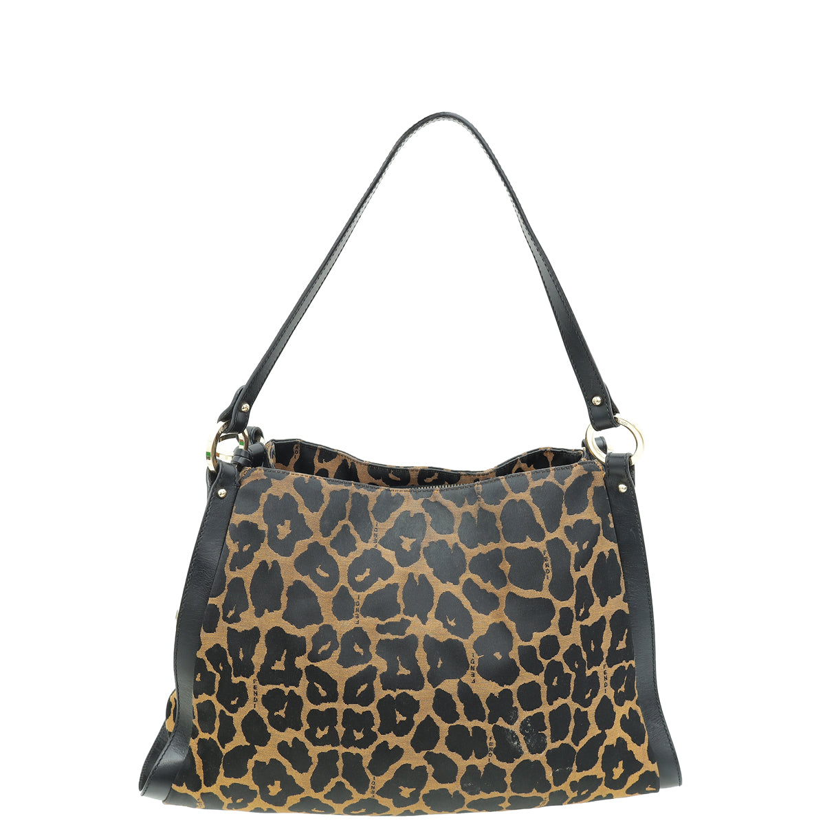 Fendi Bicolor Zucca Animal Chef Shopping Tote Medium Bag-Fendi-THE CLOSET